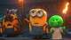 Ed, Henry and Goomi in a scene from Illumination’s “Minions & Monsters.”