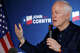 Sen. John Cornyn speaks during a campaign event at Hard Eight BBQ, Sunday, May 17, 2026, in The Colony.