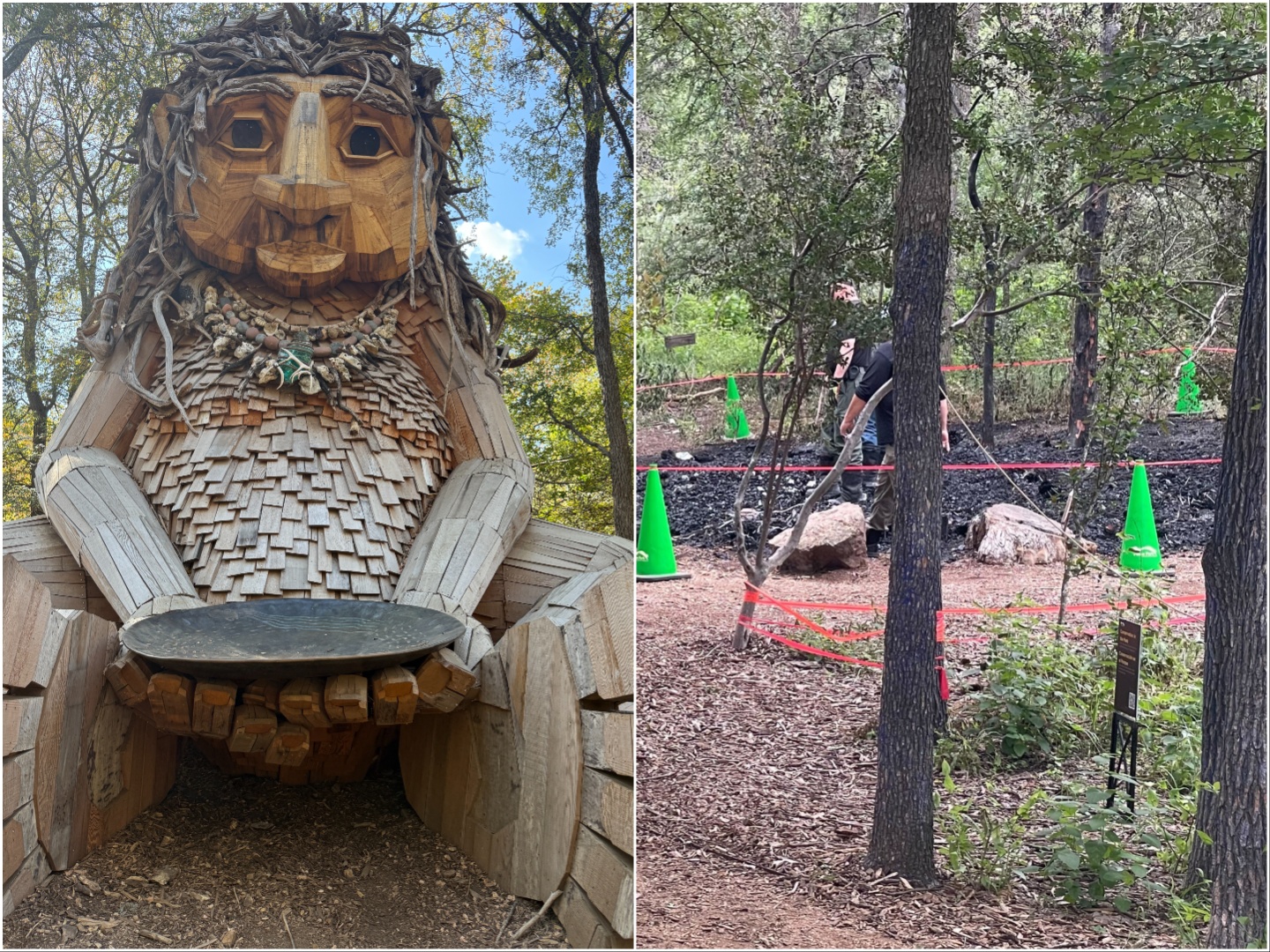 State Park Troll Rocks Iconic Pease Park troll in Austin burns down. What we know.