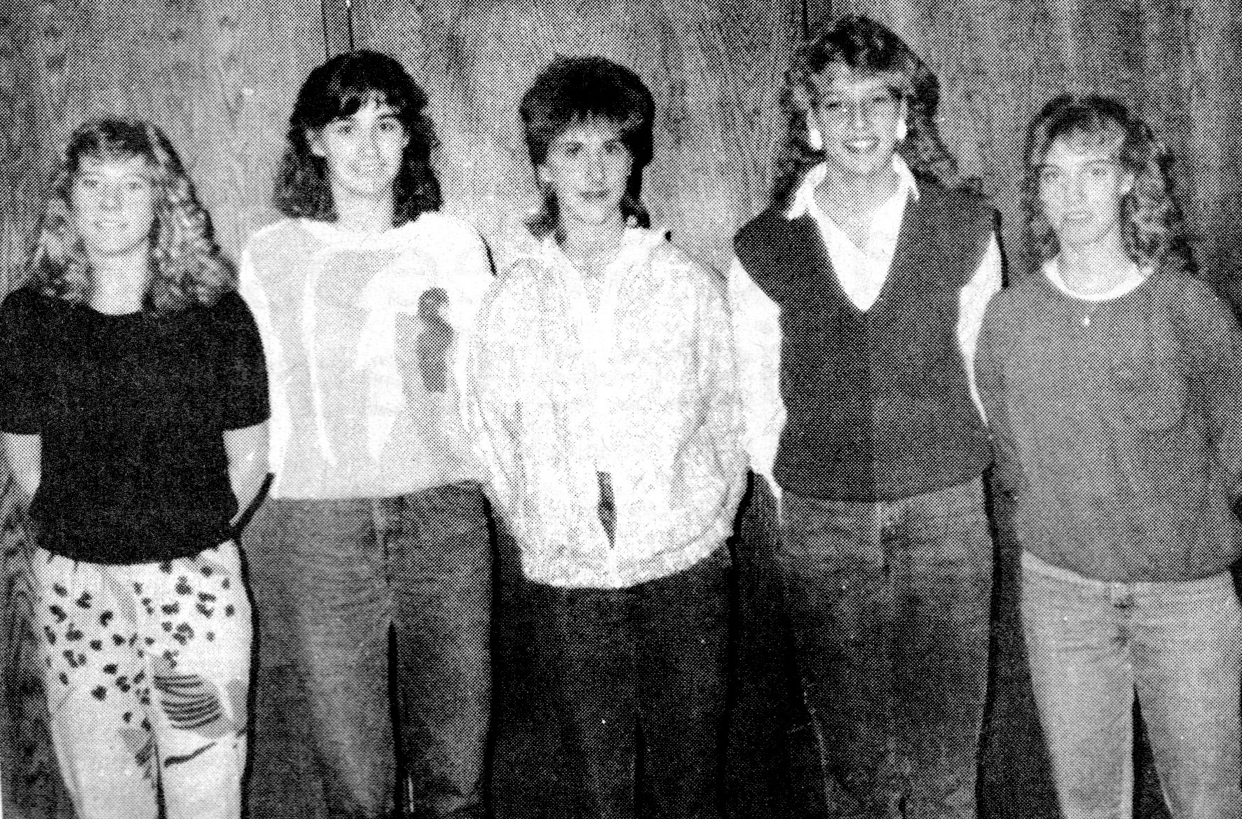 In 1986, Manistee High School track and field team members Margo Stoel, Kristen Townsend, Jodie Shoemaker, Michelle Schultz and Holly Palsrok, were heading to a state meet.