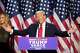 FILE - Republican presidential nominee former President Donald Trump speaks at an election night watch party, Nov. 6, 2024, in West Palm Beach, Fla.
