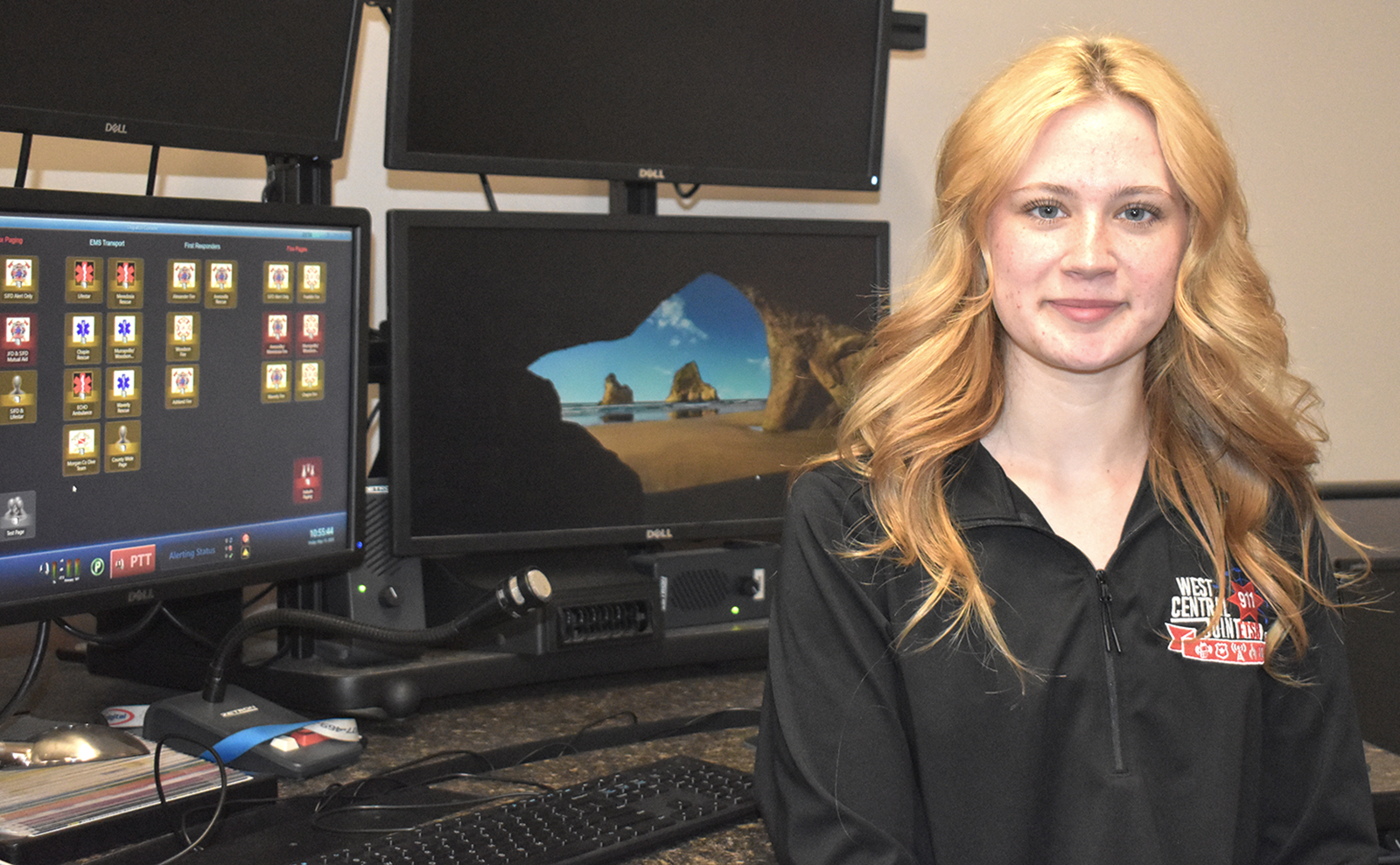 Behind the badge: Telecommunicator Katelynn Watkins happy to help make a bad day even a little bit better