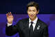RM, miembro de la banda de K-pop BTS, habla durante la Cumbre de CEO de la Cooperación Económica Asia-Pacífico (APEC) en el Centro de Artes de Gyeongju en Gyeongju el 29 de octubre de 2025.