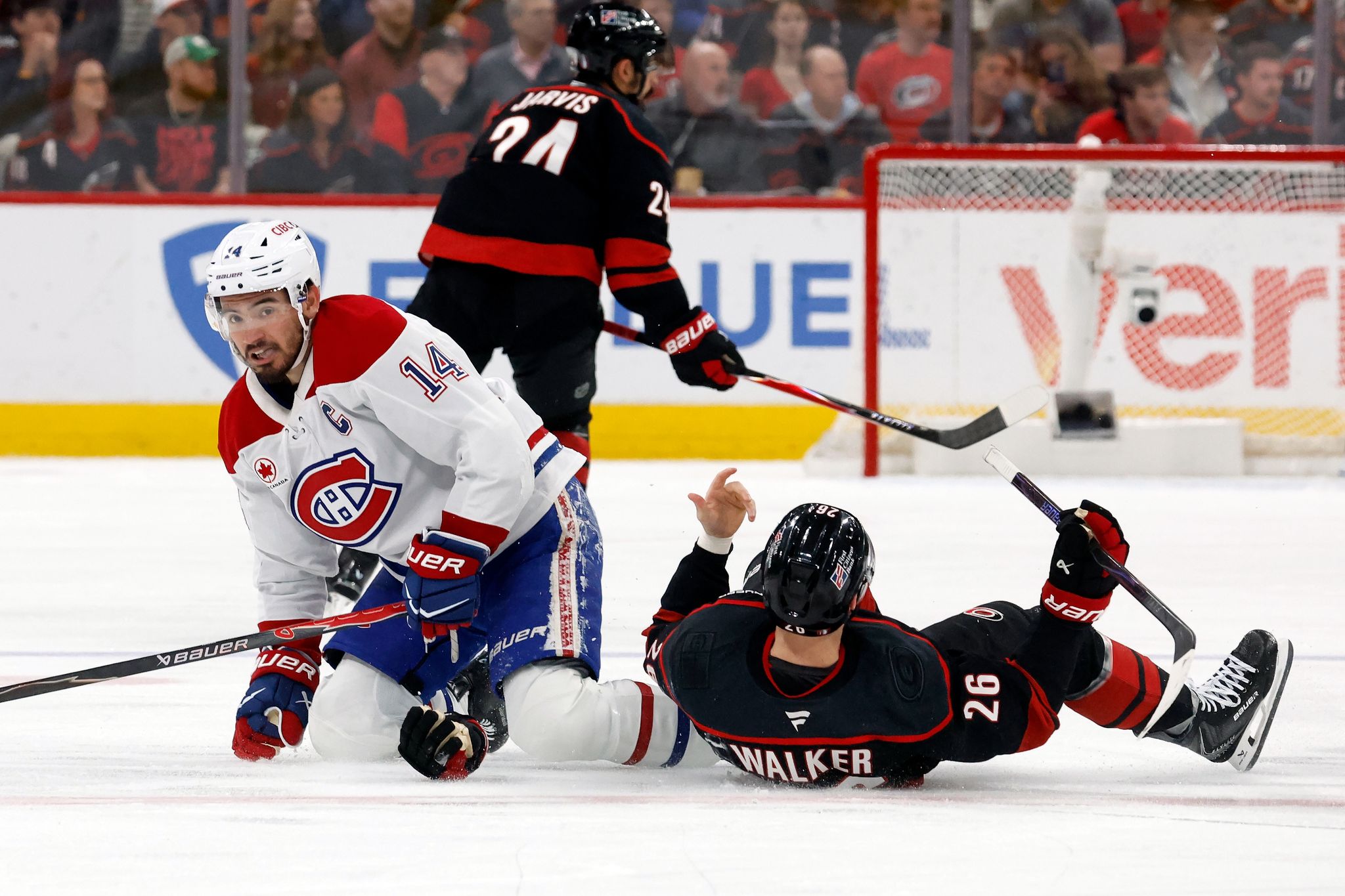 Canadiens pounce as Hurricanes emerge from long playoff break with ...