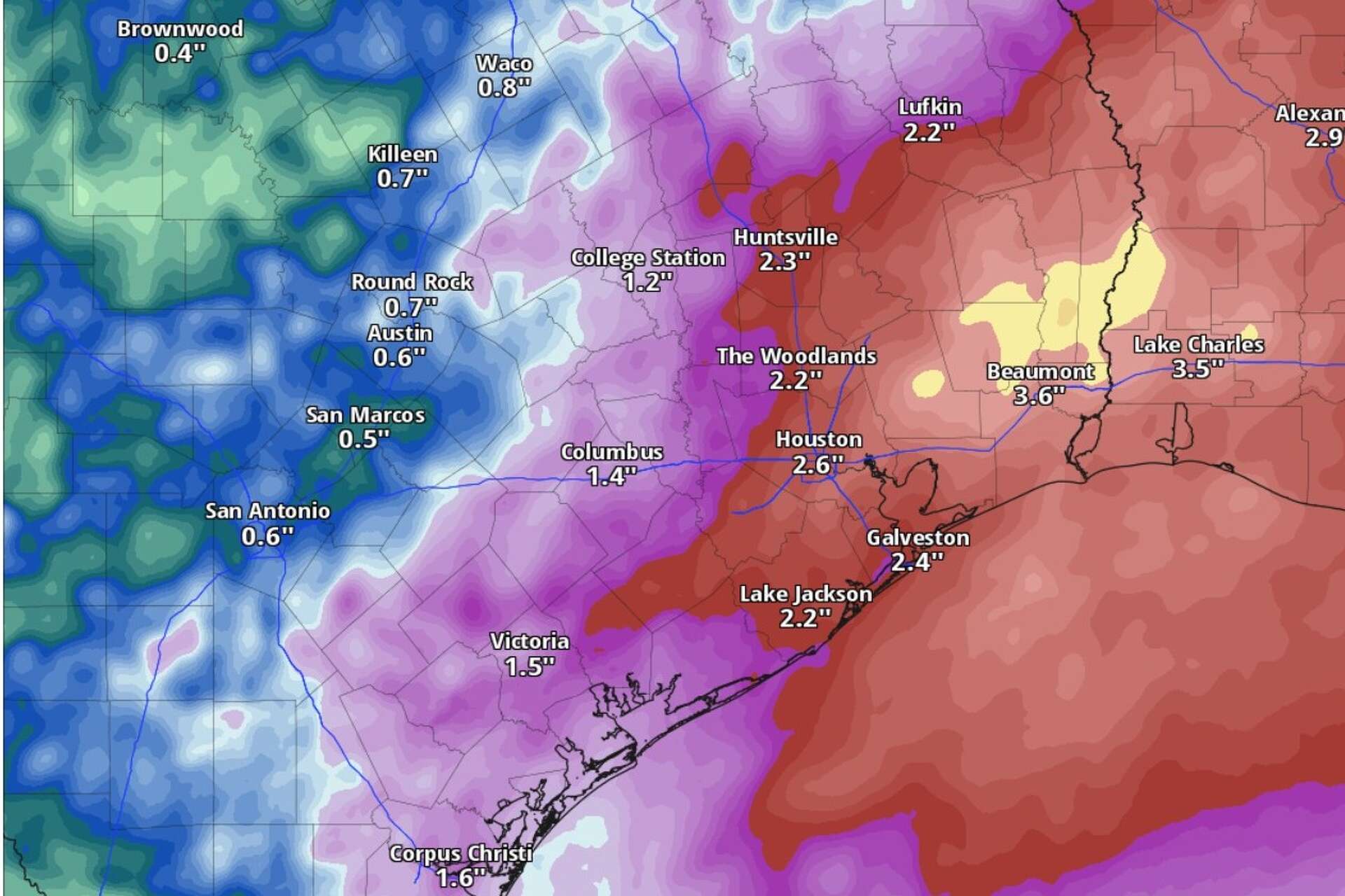 Austin on flood watch for Memorial Day weekend. Here's a rain timeline