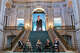 San Francisco Symphony’s CEO Matthew Spivey, from left, Board of Governors Chair Priscilla Geeslin, music director designate Elim Chan, principal oboe Eugene Izotov and principal timpani Ed Stephan speak during an event announcing Chan as the orchestra’s new music director at San Francisco City Hall on Thursday, May 21.