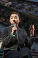 Elim Chan, the San Francisco Symphony’s music director designate, speaks at an event announcing her as the orchestra’s next music director at San Francisco City Hall on Thursday, May 21. Chan will become the first woman to hold the role in the orchestra’s 115-year history.