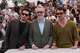 Adam Driver, from left, director James Gray and Miles Teller pose for photographers at the photo call for the film 'Paper Tiger' during the 79th international film festival, Cannes, southern France, Sunday, May 17, 2026.
