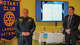 Assistant Chief Ricardo Gonzalez and Sgt. Heriberto Avalos of the Laredo Police Department speak during a Laredo Rotary Club meeting Monday, May 18, 2026, at Palenque Grill on San Bernardo Avenue in Laredo, Texas.