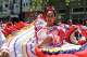 A La Cumbiamba Colombiana dancer performs in Sunday’s 48th annual Carnaval San Francisco parade on 24th street.