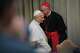 Pope Leo XIV, left, arrives with Vatican Secretary of State Cardinal Pietro Parolin for the presentation of his first encyclical, "Magnifica humanitas: On Safeguarding the Human Person in the Time of Artificial Intelligence," at the Vatican, Monday, May 25, 2026.