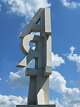The ART sculpture at Sawyer Yards