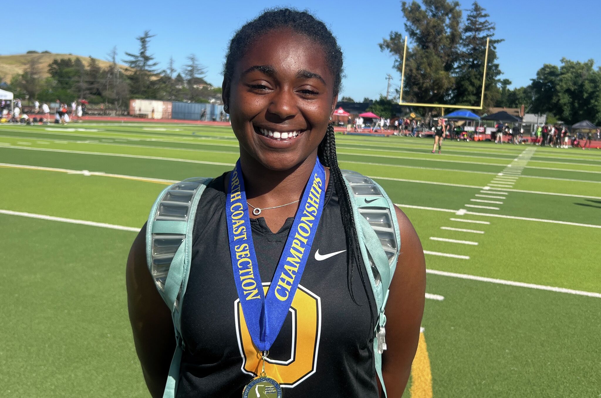 Freshman California track star had huge personal tragedy. She turned it into motivation