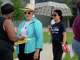 Annise Parker campaigns for Harris County Judge outside the Sunnyside Multi-Service Center during the primary runoff election in Houston Tuesday, May 26, 2026.