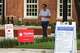 Voters walk out of a voting center during primary election runoff day at University Park United Methodist Church on Tuesday, May 26, 2026.