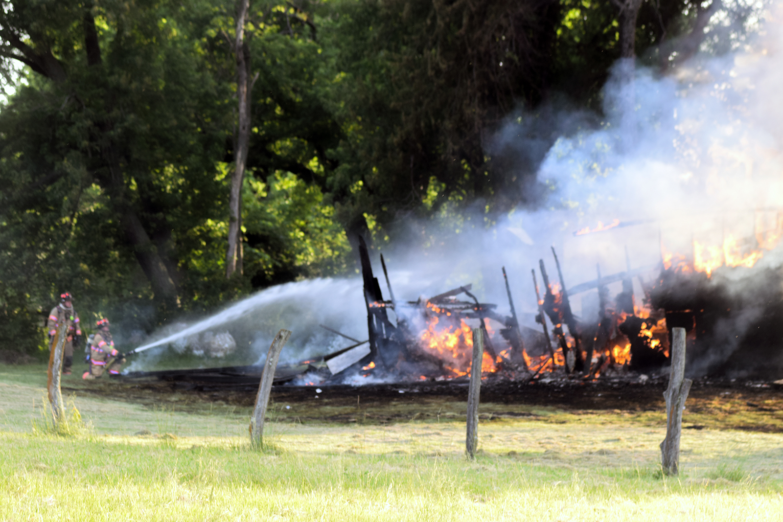 Rural Jacksonville house a total loss after fire