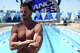 James Magnussen of Australia poses for a portrait during a practice session before the Enhanced Games at Resorts World Las Vegas on May 21, 2026.