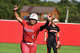 Addi Hart celebrates a walk-off three-run homer to lift Coahoma to a 13-3 win over Grand Saline in five innings during the UIL Class 3A Division II state semifinal, May 23, 2026, in Graham. 