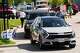 Vehicles leave the Sunnyside Health and Multi-Service Center on Election Day in Houston, Tuesday, May 26, 2026.