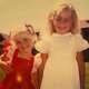 Julie Buelna, left, at age 4 in 1981 with her sister, Lorilee Cody. Buelna died March 7, 2026 at 48 after sustaining an injury in the Dallas County jail.