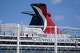 FILE - Carnival Cruise Line's Carnival Horizon cruise ship is shown docked at PortMiami, April 9, 2021, in Miami.