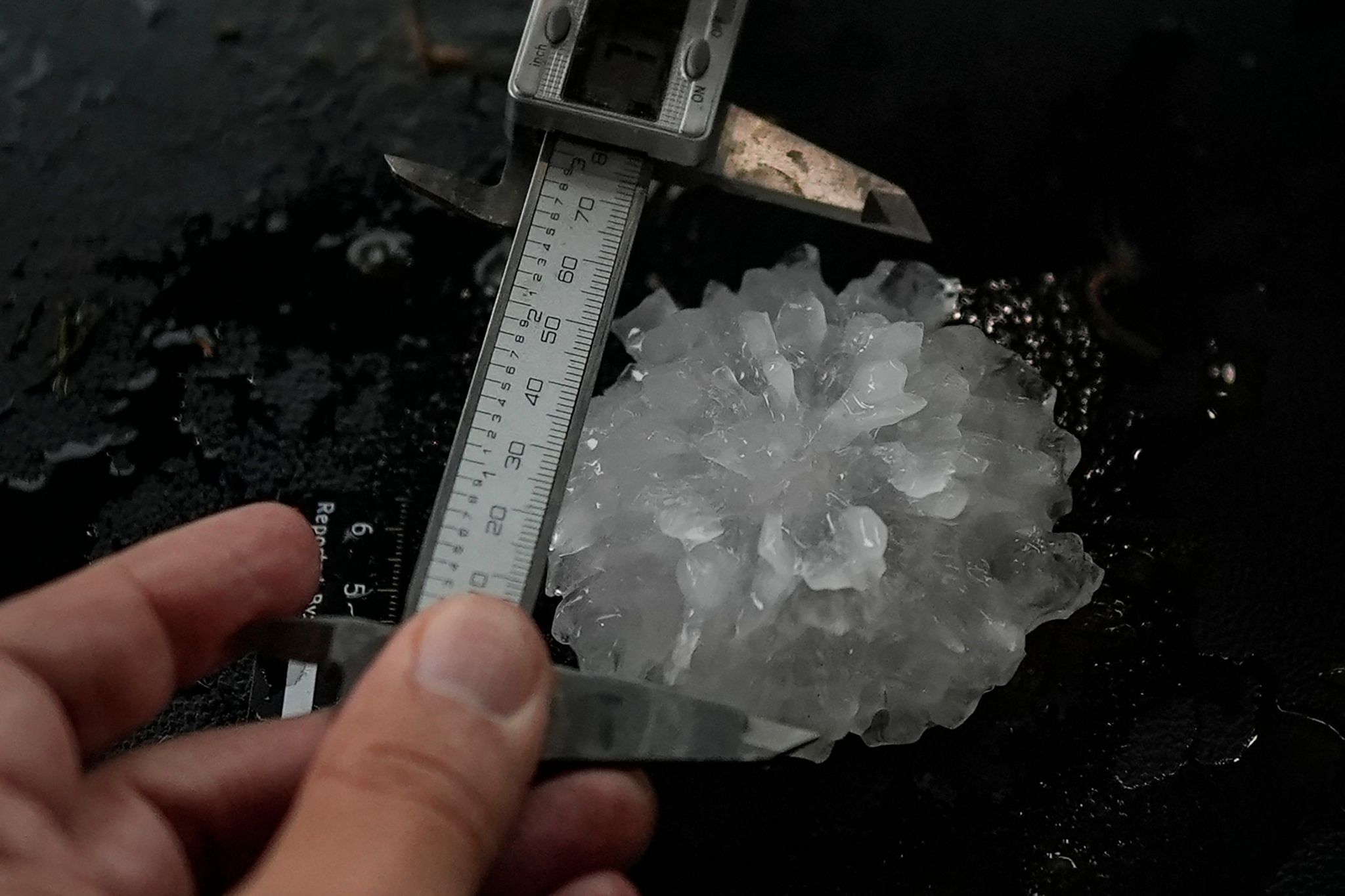 chron.com - SETH BORENSTEIN - A warmer world creates bigger and more damaging hailstones, study says