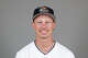 Cole Conn, no. 1 of the Midland Rockhounds poses for a photo, during photo day at Momentum Bank Ballpark on March 30, 2026.