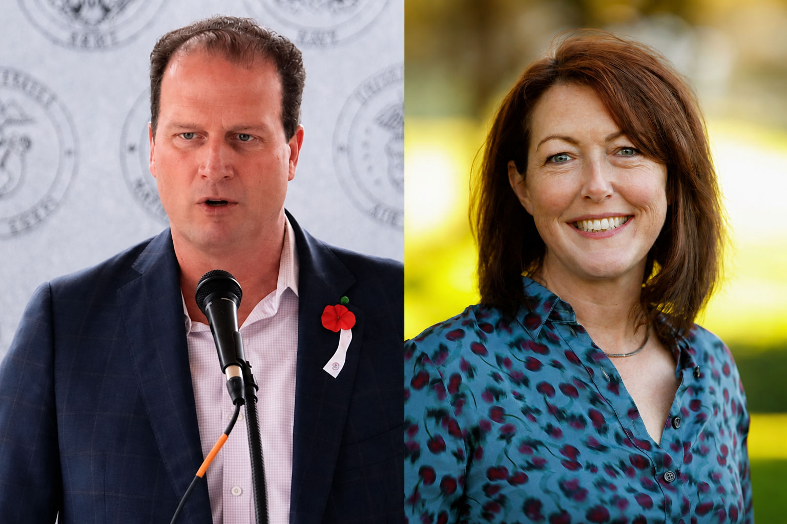 Texas District 11 candidates August Pfluger, Claire Reynolds outline views