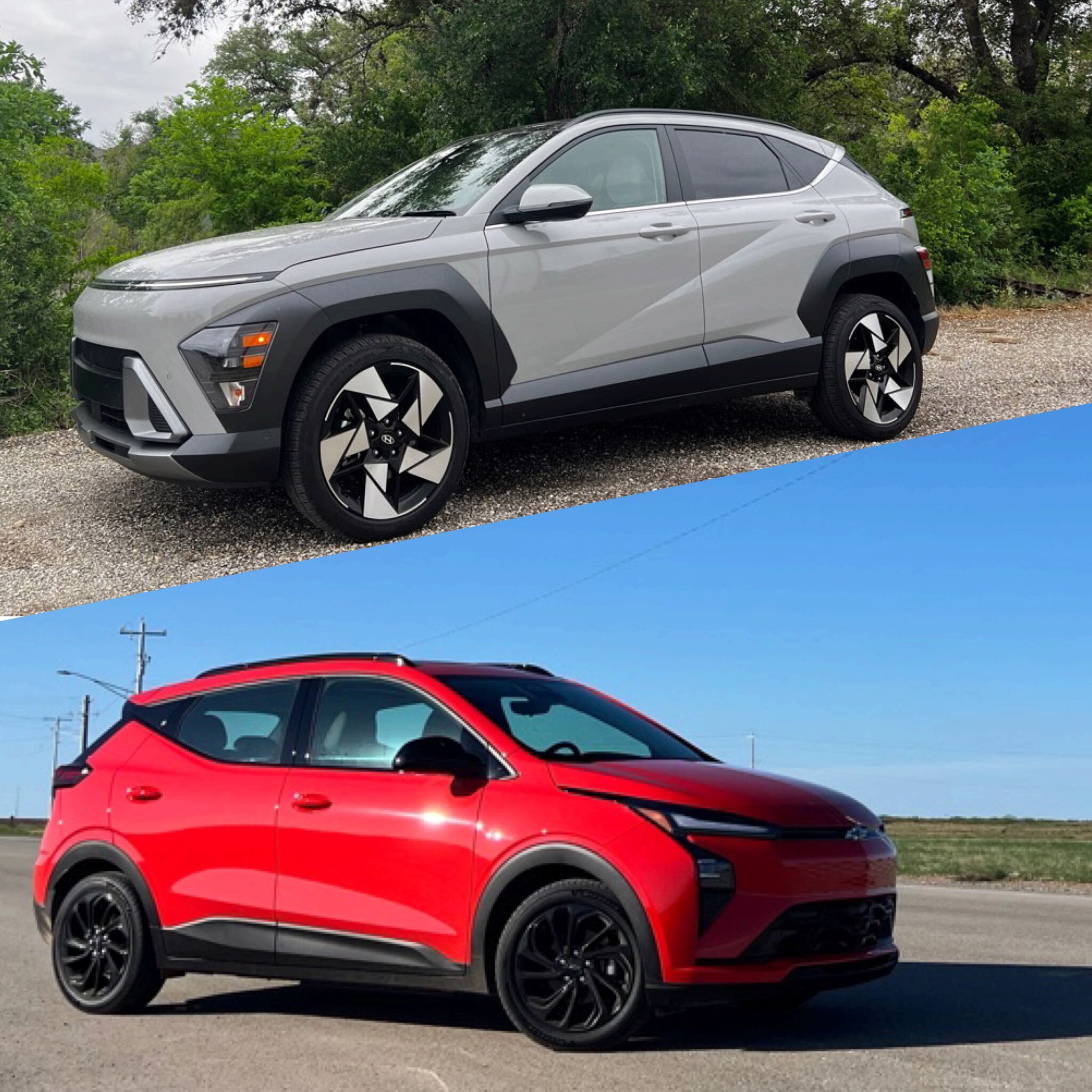 Chevy Bolt and Hyundai Kona compared