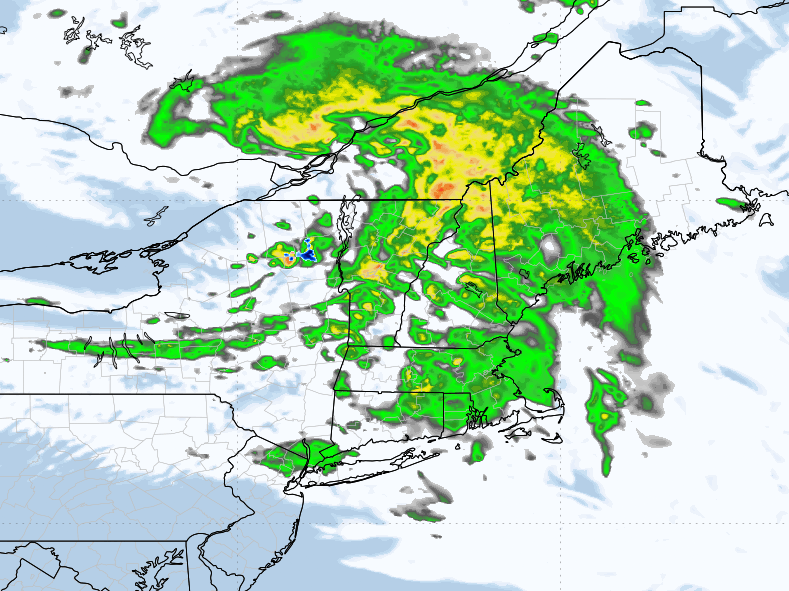 Clouds, showers Friday night in CT with a cooler Saturday to come