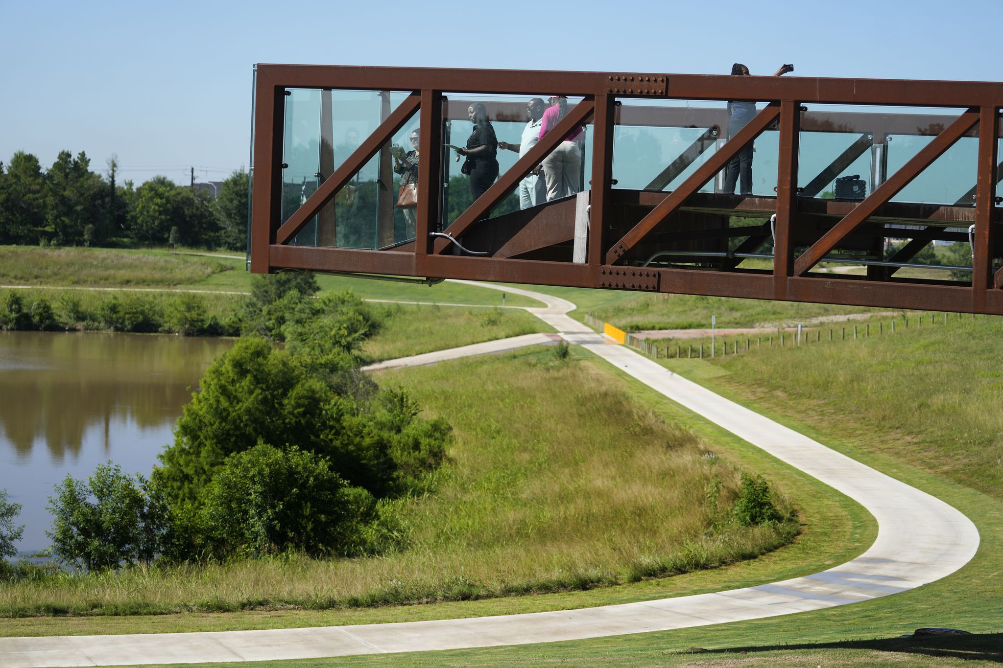 Sunnyside's Hill at Sims opens as new 100-acre Houston park