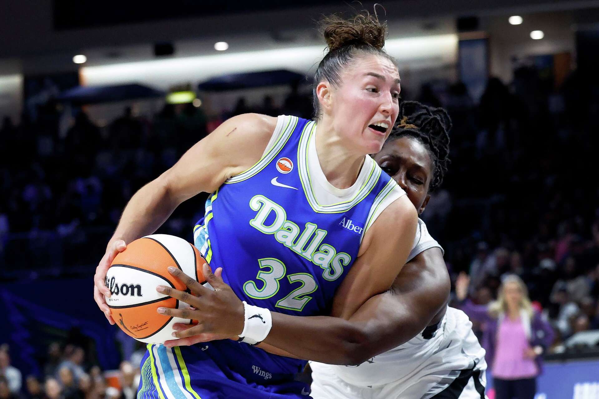Paige Bueckers, Jessica Shepard shine as Wings down Aces