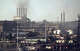 1970s America: Dearborn skyline. Ford River Rouge plant in background ca. 1973.