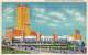 Vintage illustrated souvenir photo postcard published in 1933 depicting the vibrant landscape of the Chicago World's Fair of 1933, here the General Motors Pavilion showing state-of-the-art automotive innovations from Oldsmobile, Buick, and Chevrolet (Photo by Nextrecord Archives / Getty Images).