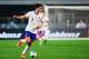 FILE - United States' Gio Reyna (7) controls the ball during a CONCACAF Nations League final soccer match against Mexico, Sunday, March 24, 2024, in Arlington, Texas.