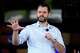 Iowa state Sen. Zach Wahls campaigns for the Democratic nomination for U.S. Senate during an event with local residents, Saturday, May 23, 2026, in Waukee, Iowa.