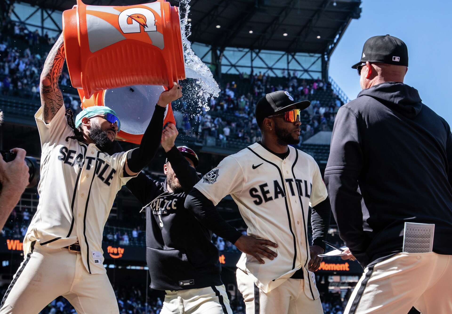 Even without Cal Raleigh, the Mariners have used power and pitching to move in front in the AL West Even without Cal Raleigh, the Mariners have used power and pitching to move in front in the AL West