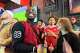 Fans watch a Champion league soccer match between Arsenal and Paris Saint-Germain at the Lion Sports Bar, Saturday, May 30, 2026, in Philadelphia.
