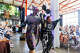 Models walk the runway decked out in wearable art made by artists with disabilities during the Beyond Trend Runway Show and Fundraiser at Ciel Creative Space in Berkeley, Saturday, May 30, 2026.
