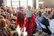 Monica Valentine and Anne Meade Paden on the Beyond Trend runway, the annual fashion show and gala presented by Creative Growth.