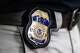 An ICE deportation officer’s badge in Dallas, Monday, June 1, 2026.