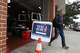 Residents head out to cast their votes for the primary election in San Francisco on Tuesday.