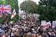People gather to protest outside Southampton police station, Southampton, England, Tuesday June 2, 2026, after the fatal stabbing of Henry Nowak, a British teenager who was handcuffed despite claiming he was the crime victim. (Gareth Fuller/PA via AP)