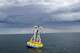 In this 2018 representation provided by Woods Hole Oceanographic Institution, a buoy utilized to stitchery information floats successful the Pioneer Mid-Atlantic Bight disconnected the seashore of North Carolina. (Darlene Trew Crist/Woods Hole Oceanographic Institution via AP)