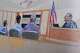 A courtroom sketch, provided by Pat Lopez shows Karmelo Anthony, center, at the defense table, the jury on the left and the presiding judge on the right, on Thursday, June 4, 2026, in McKinney, Texas, during the trial of a teen accused of fatally stabbing another during a track meet in suburban Dallas last year. (Pat Lopez via AP)