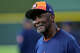 Gary Pettis, seen with the Houston Astros in 2024, said others would call his src as a third-base coach “aggressive. ... That’s the way I played, and that’s the way I coach.”