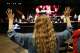 FILE - A messenger attending the Southern Baptist Convention participates in worship during the 2025 SBC Annual Meeting, June 10, 2025, in Dallas.