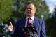 FILE - Director of the Federal Housing Finance Agency Bill Pulte speaks with reporters at the White House, Sept. 2, 2025, in Washington.