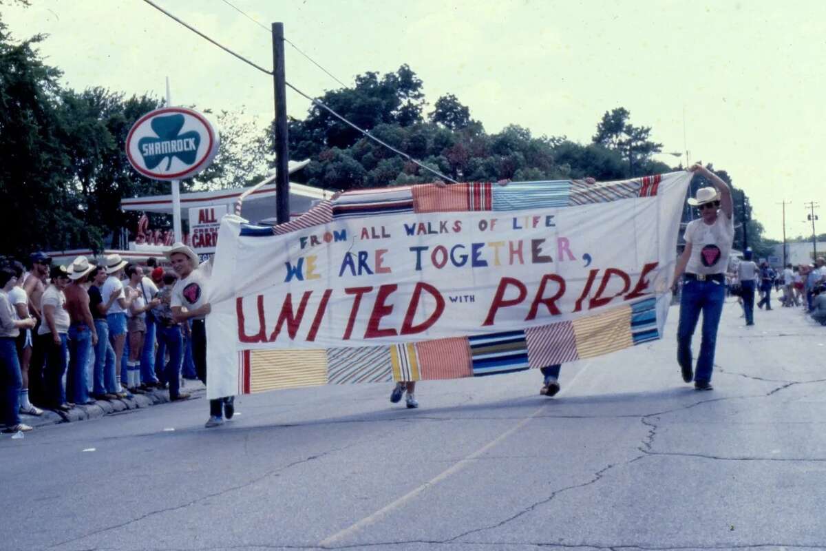 The first Houston Pride Parade in 1979
