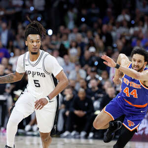 Why the Spurs’ Stephon Castle struggled offensively in Game 2 loss to Knicks
